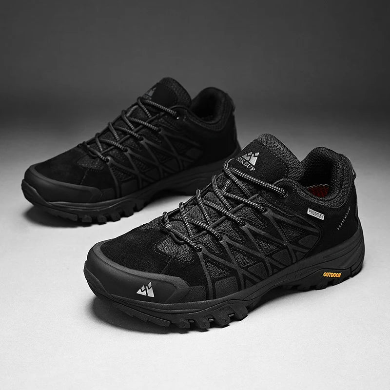 Hikeup Scarpe Trekking Da Uomo Traspiranti Con Lacci Ammortizzate Per Esterno E Arrampicata