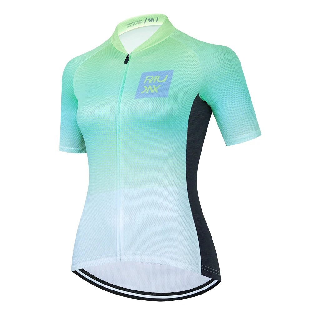 Maglie Ciclismo Donna Raudax 2026 Estive Traspiranti Abbigliamento MTB Maniche Corte Con Tasche