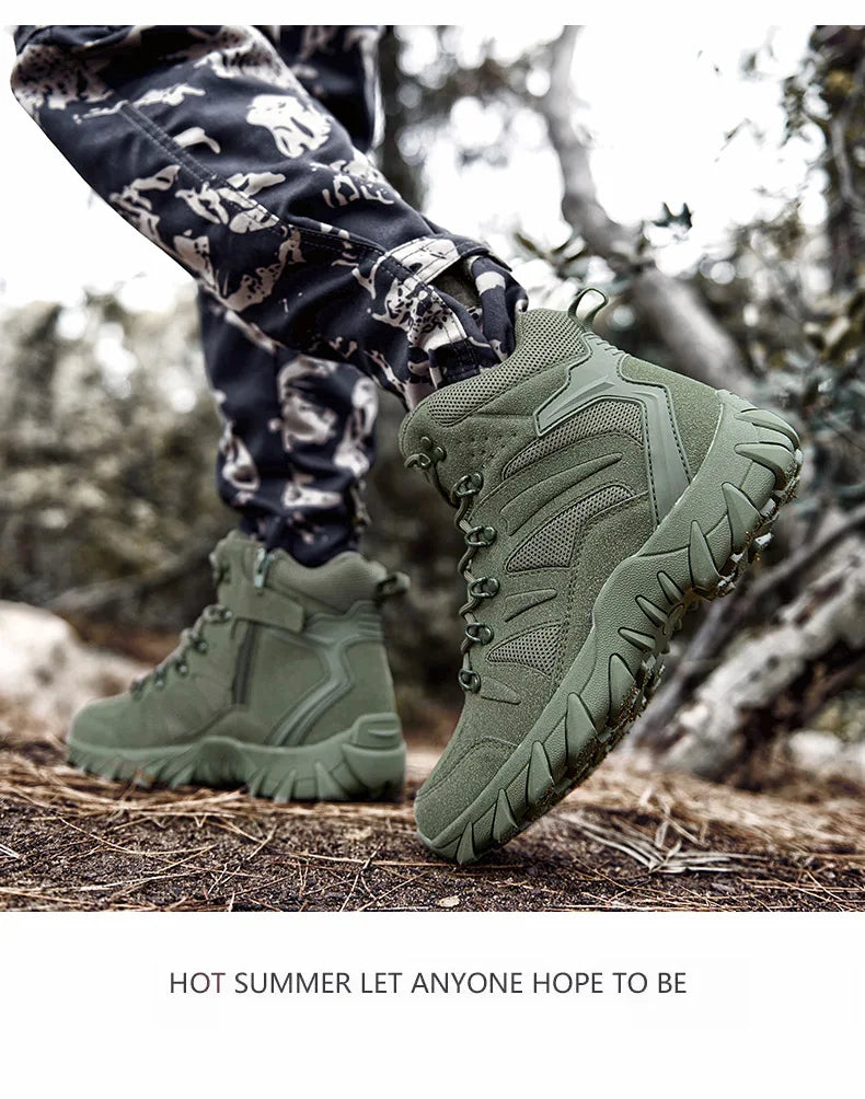 Stivali Da Allenamento Da Combattimento Uomo Scarpe Da Trekking Per Pesca E Caccia Sneakers Da Uomo