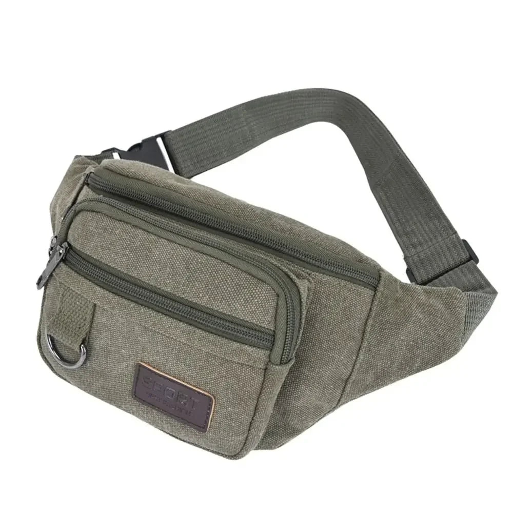 Marsupio Impermeabile Da Esterno In Tela Alta Capacità Stile Coreano Per Sport All Aperto Banana Bag Uomo Donna