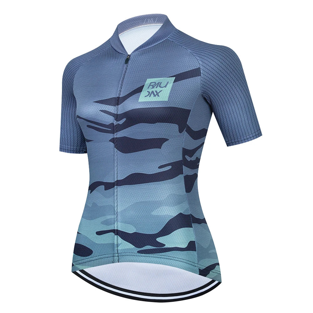 Maglie Ciclismo Donna Raudax 2026 Estive Traspiranti Abbigliamento MTB Maniche Corte Con Tasche