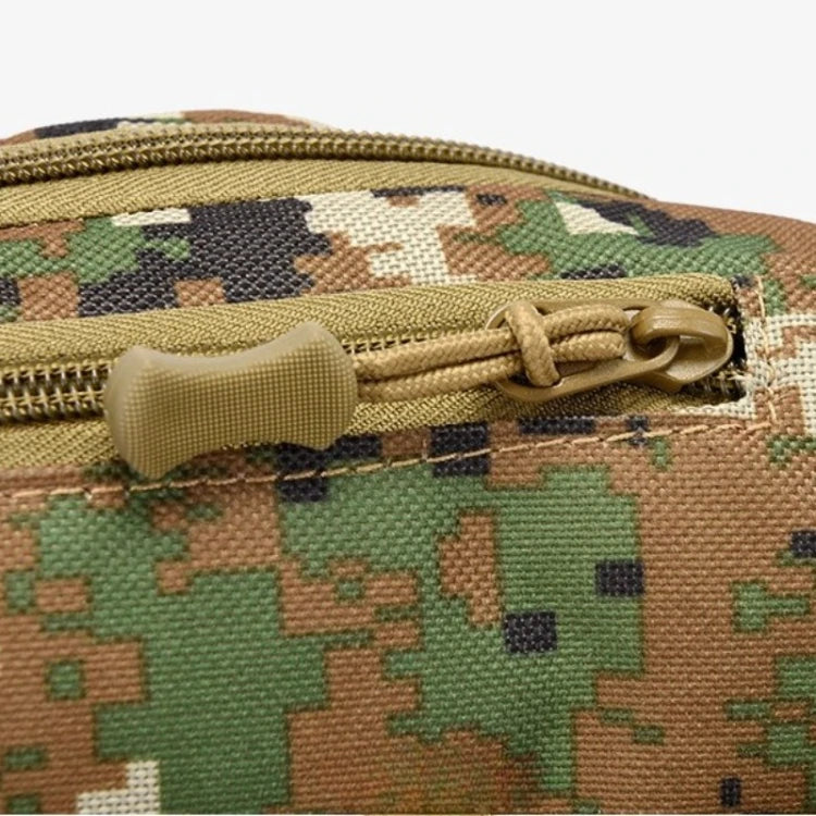 Nuovo Marsupio da Uomo Multistrato con Quattro Cerniere Borsa da Petto per Sport Outdoor e Tempo Libero