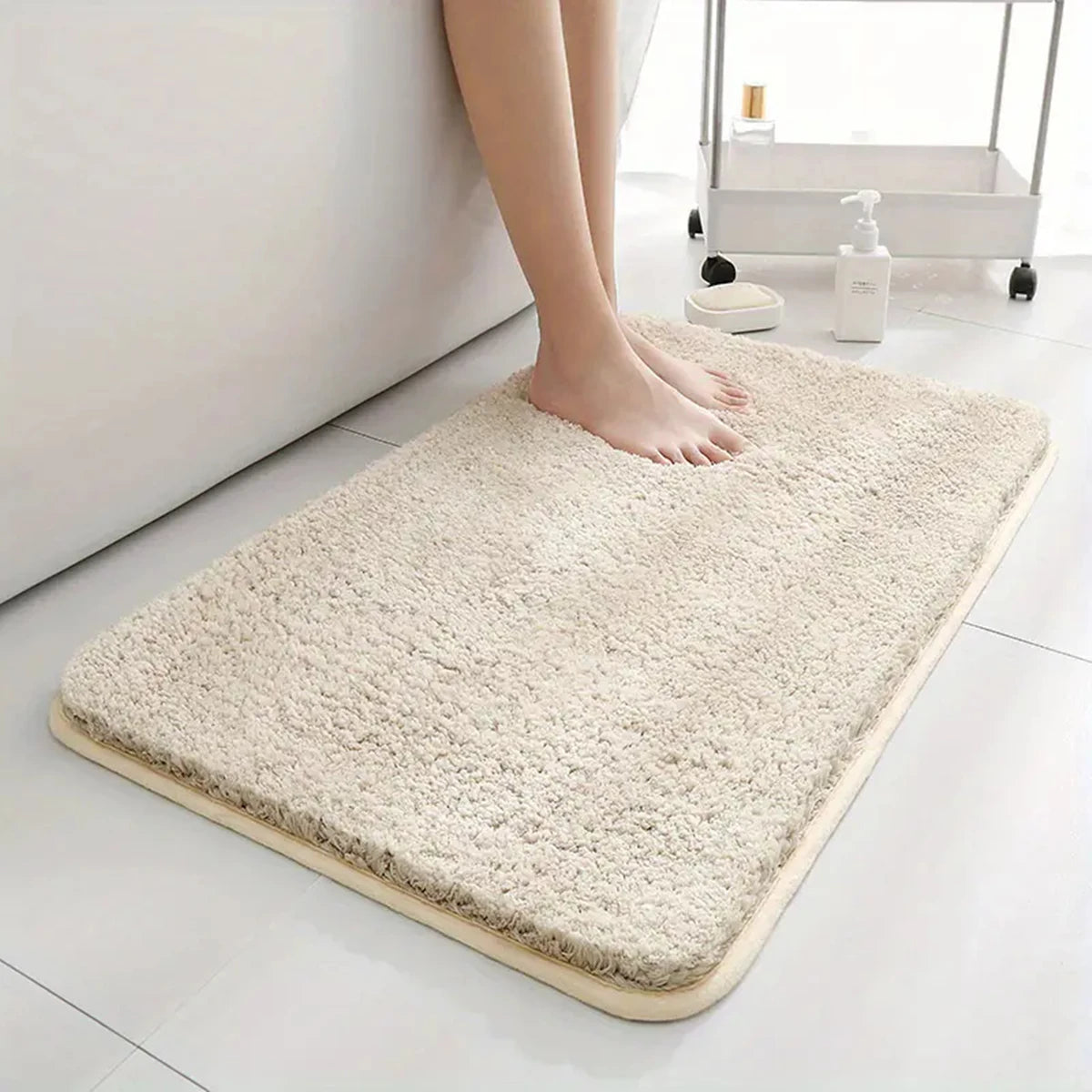Tappetino Da Bagno Super Assorbente Antiscivolo In Poliestere Per Casa E Camera Da Letto Decorazione Per La Casa