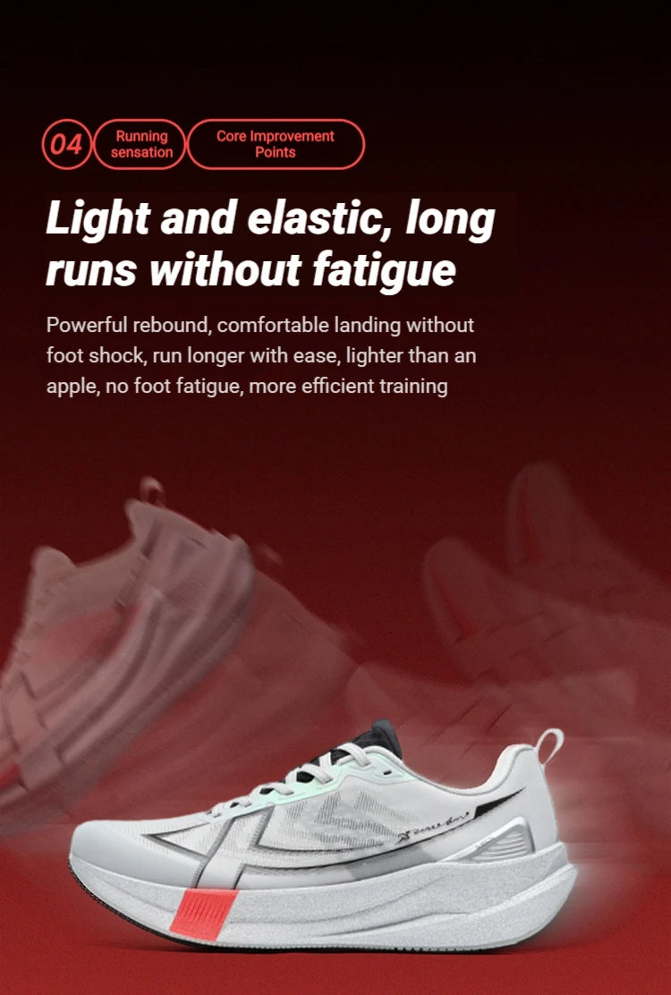 Xtep 2000 Km 5.0 Scarpe Da Corsa Morbide Scarpe Da Ginnastica Universali Resistenti All Usura Leggere Durevoli