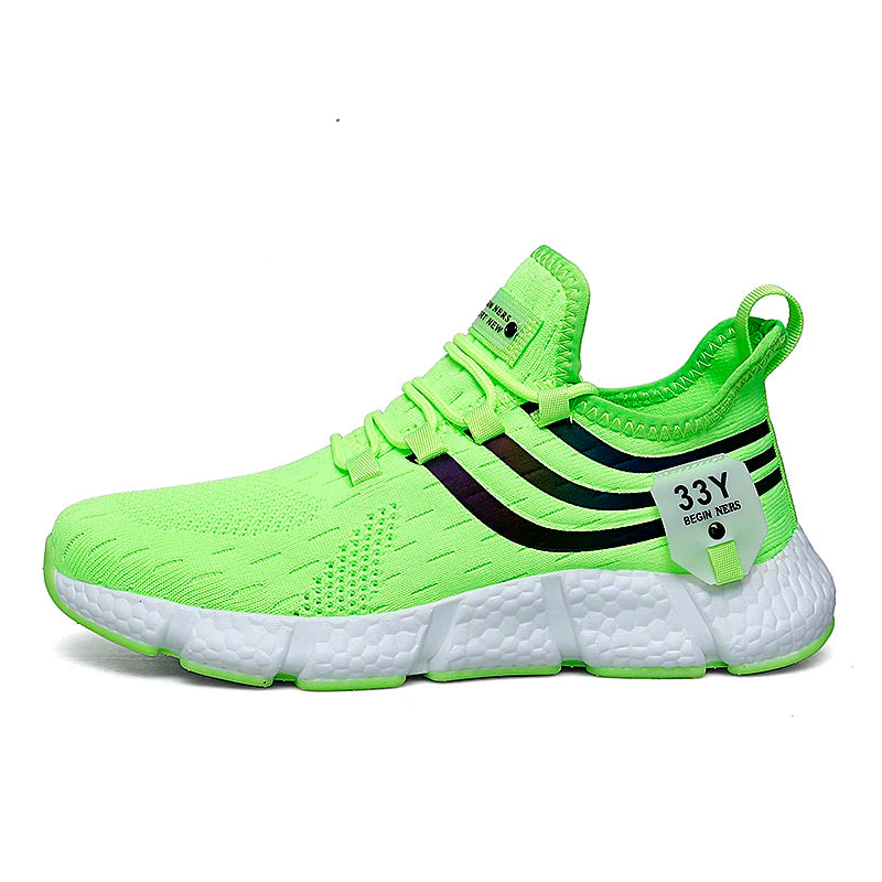 Scarpe Da Ginnastica Da Uomo Unisex Traspiranti Da Corsa Leggere In Maglia Comfort Big Running Scarpe Sportive