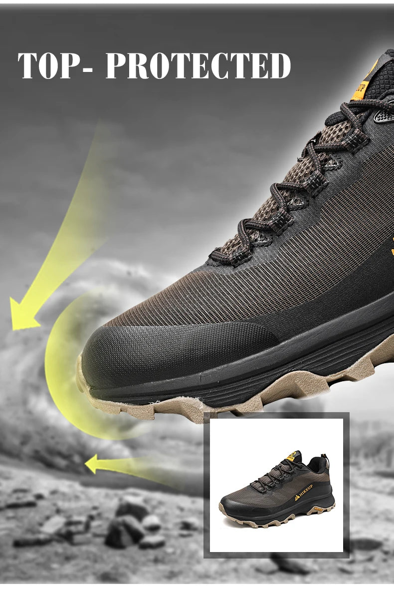 HikeUp Scarpe Da Corsa All'aperto Antiscivolo Uomo Donna Per Trekking Escursionismo Campeggio Comfort Sneakers