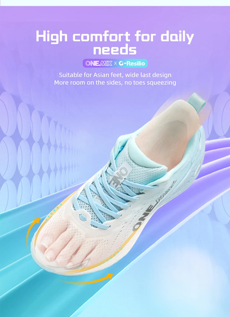 ONEMIX Scarpe Da Corsa Traspiranti Estive Leggere Per Uomo E Donna Scarpe Da Ginnastica Con Cuscino Massaggio