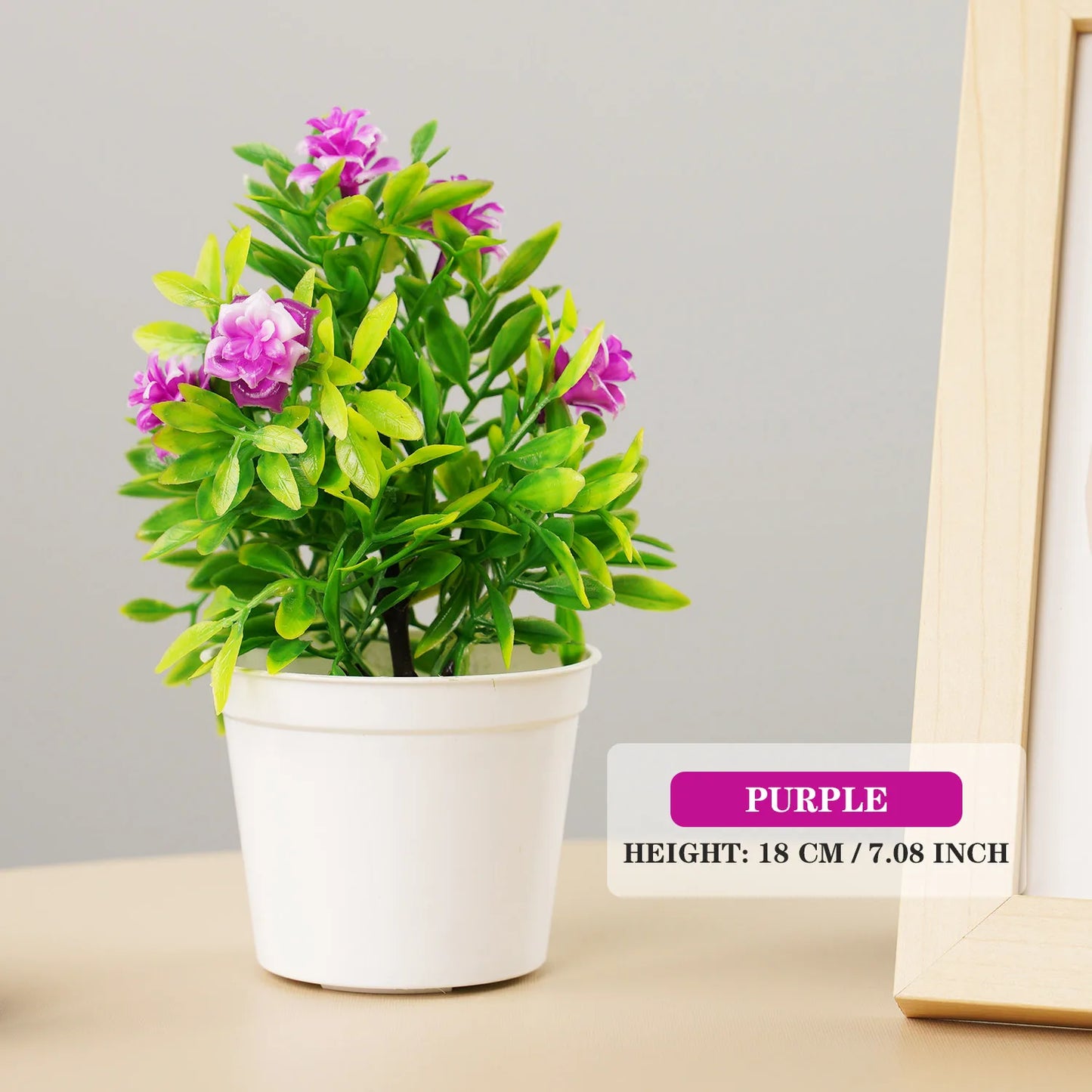 Piante Artificiali Bonsai Finti In Vaso Per Tavolo Ufficio Decorazione Scrivania Giardino Elegante