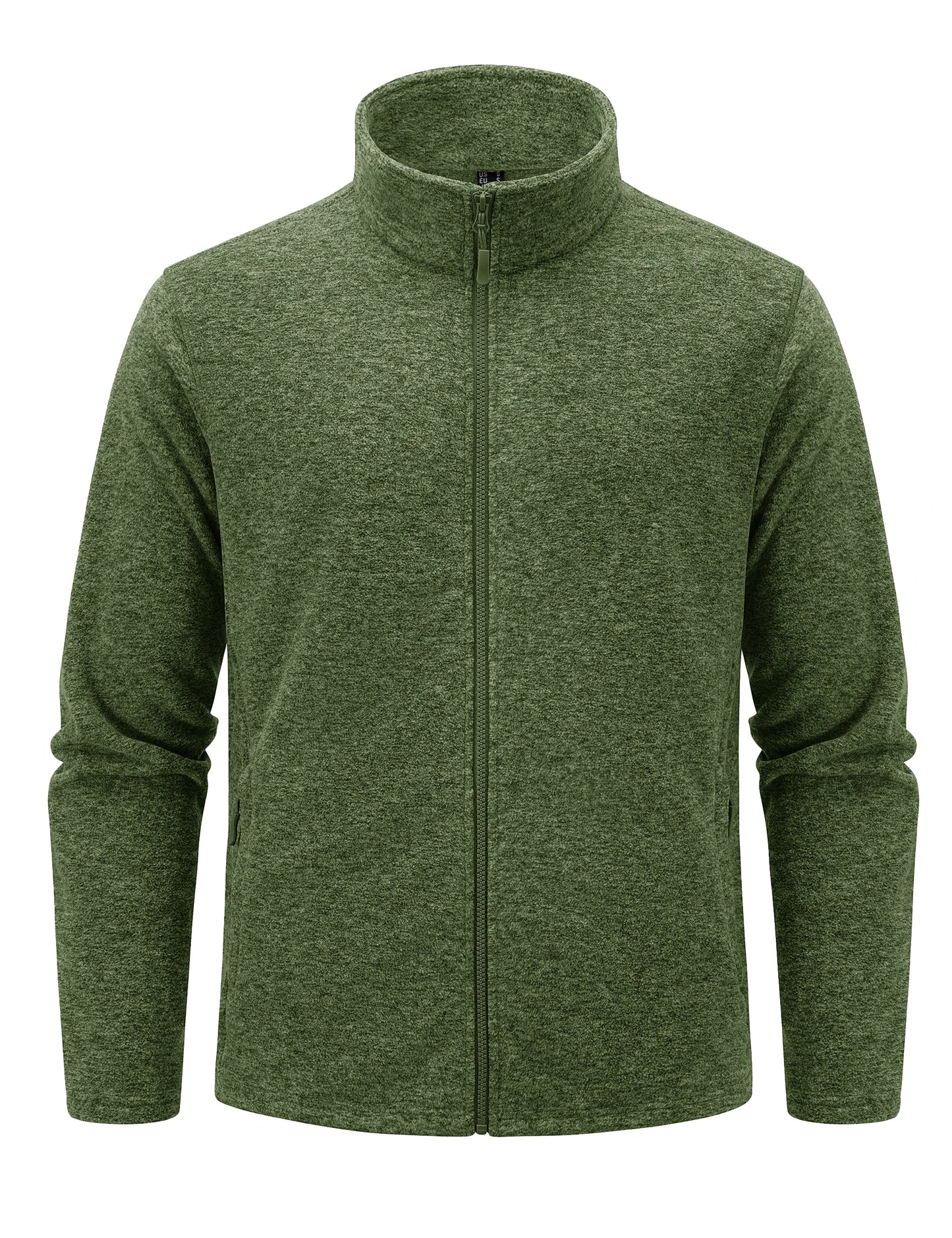 Giacche In Pile Leggere Uomo Con Colletto Alla Coreana Zip Intera Primaverile Sportiva Con Tasche Capispalla