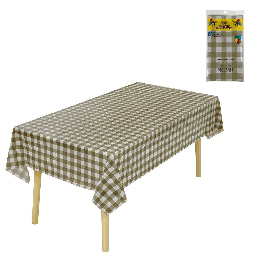 Copritavolo In Plastica A Quadri E Tovaglia Rettangolare Monouso Per Picnic E Decorazioni Per Feste Di Compleanno