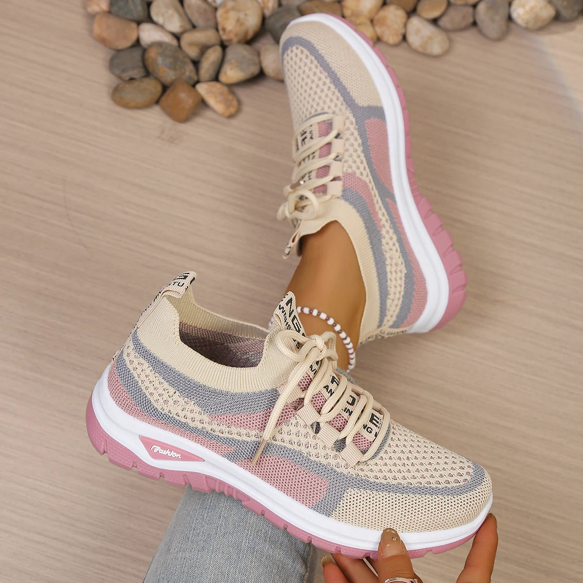 Scarpe Da Donna Estate 2026 Sneaker Casual Nuovo Stile Bicolore Scarpe Da Lavoro Versatili E Alla Moda