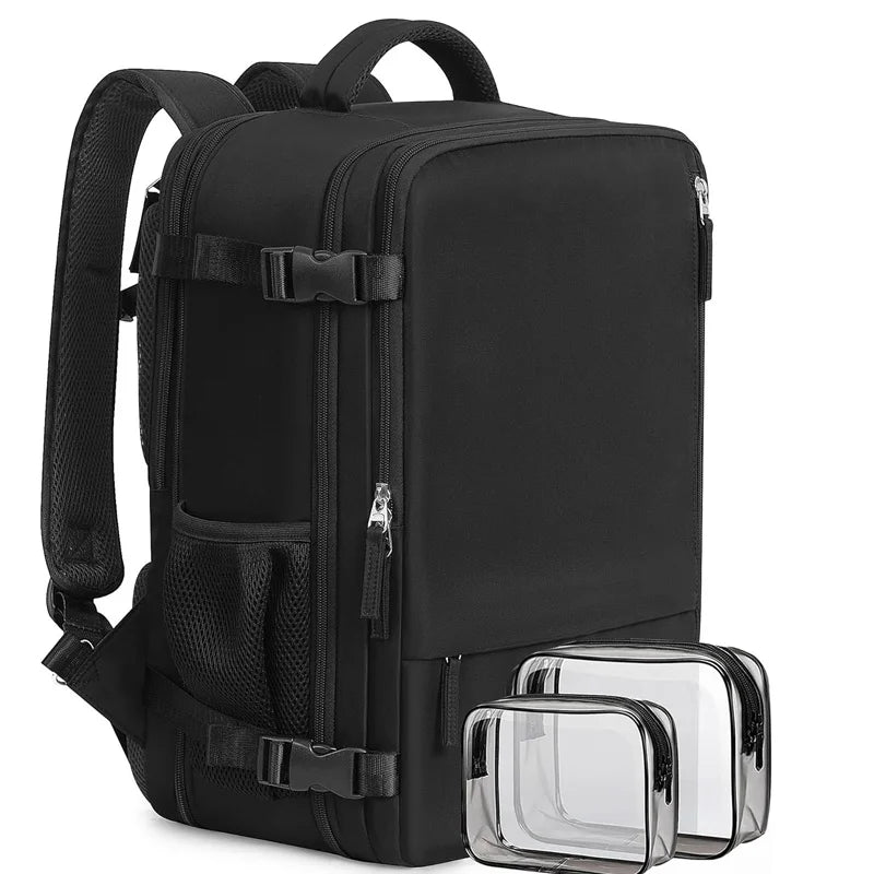 Zaino Da Viaggio Unisex Per Laptop Da 15 Pollici Grande Capacità 36 55 Litri Per Oggetti Personali