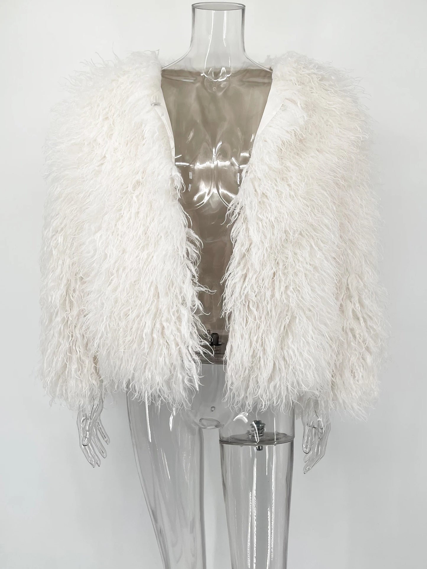 TARUXY Cappotto Di Pelliccia Sintetica Donna Inverno 2025 Caldo Design Lusso Street Style Giacca Breve