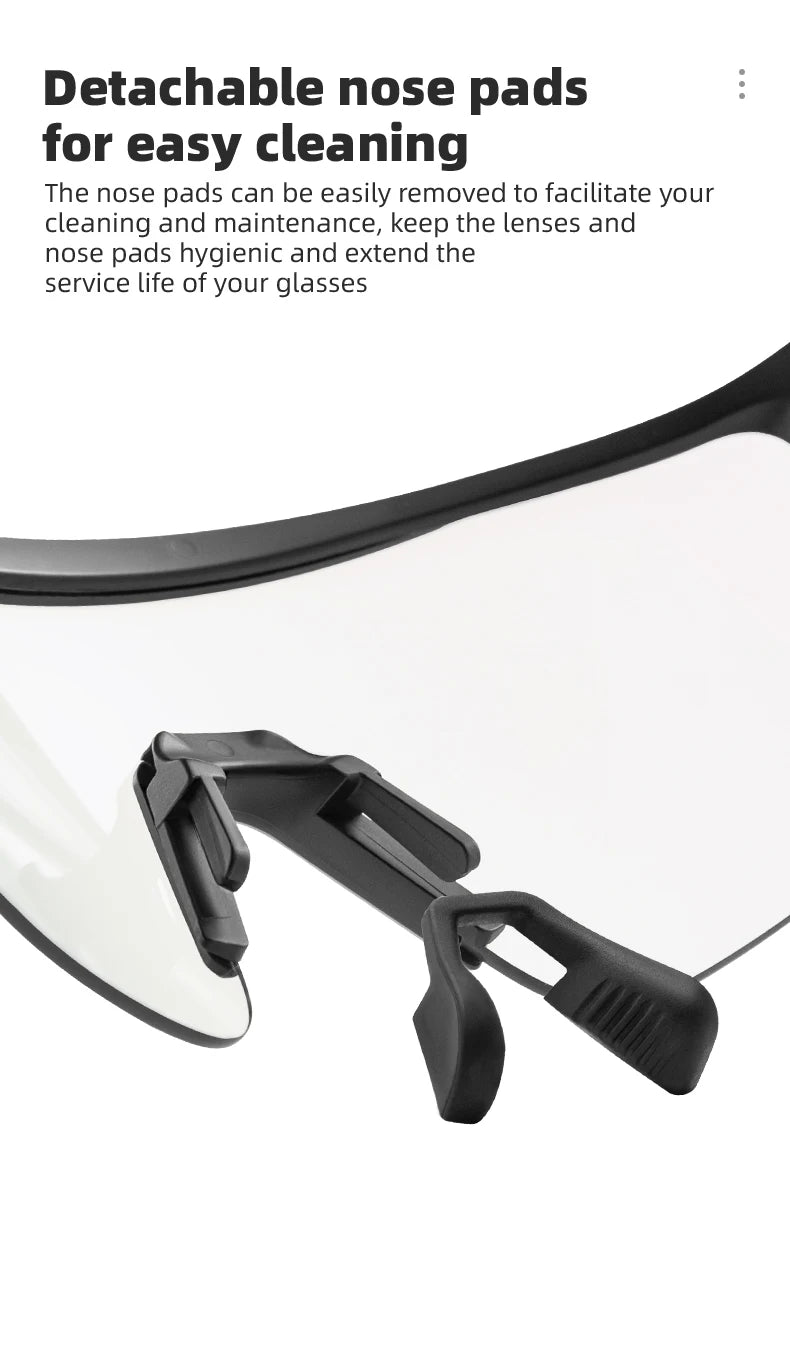RockBros Occhiali Da Sole Da Ciclismo Ultraleggeri Unisex Con Protezione UV Fotocromatici Antivento Per MTB E Strada