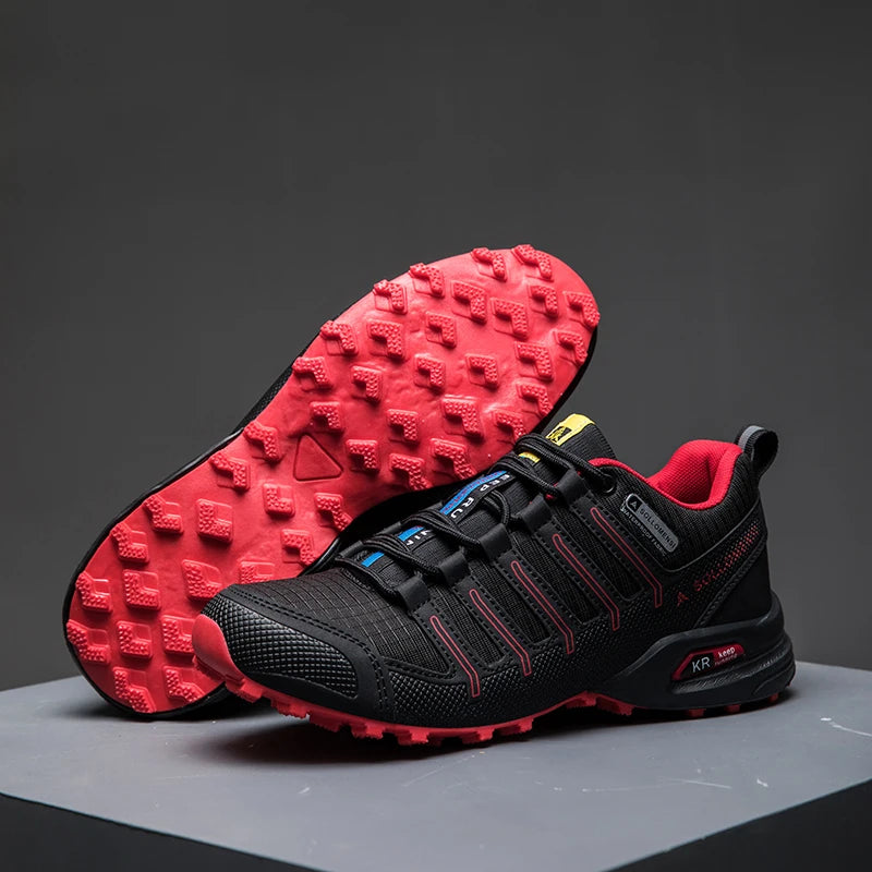 Scarpe Da Trekking Impermeabili Uomo Traspiranti Da Esterni Viaggio Allenamento Tattiche Ciclismo Senza Serratura