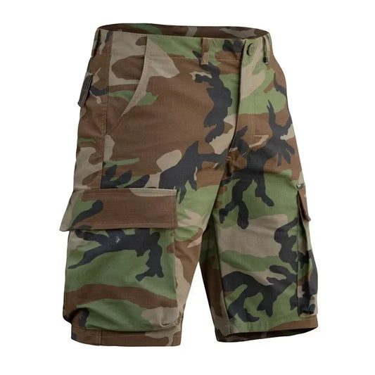 Pantaloncini Mimetici Casual Uomo Pantaloni Cargo Elasticizzati Estivi Per Sport Acquatici All Aperto
