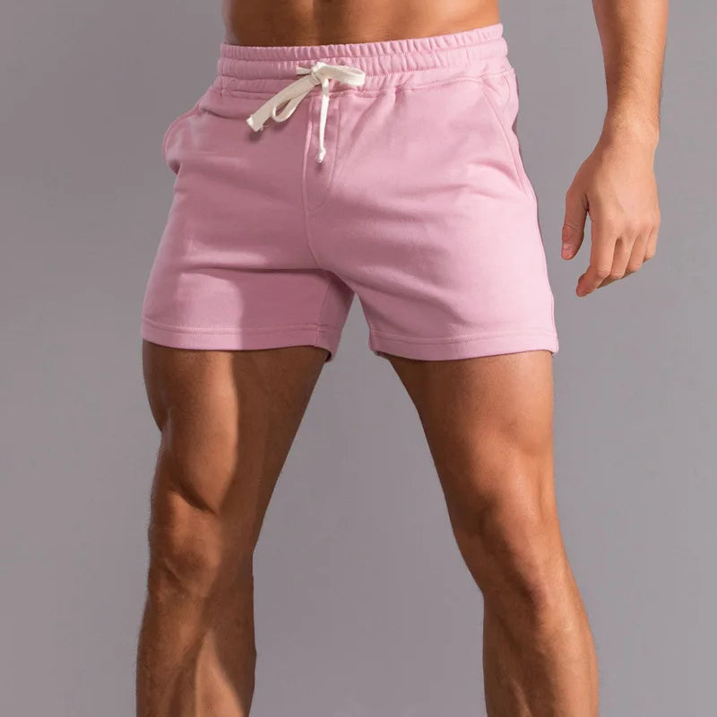 Pantaloncini Da Corsa In Cotone Per Uomo Palestra Fitness Casa Allenamento Yoga Boxer Larghi Pantaloni Corti Sudore