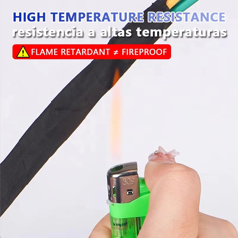Nastro In Tessuto Ad Alta Temperatura Per Cablaggio Elettrico Automobilistico Isolamento Motore Telaio Cavi 10 M