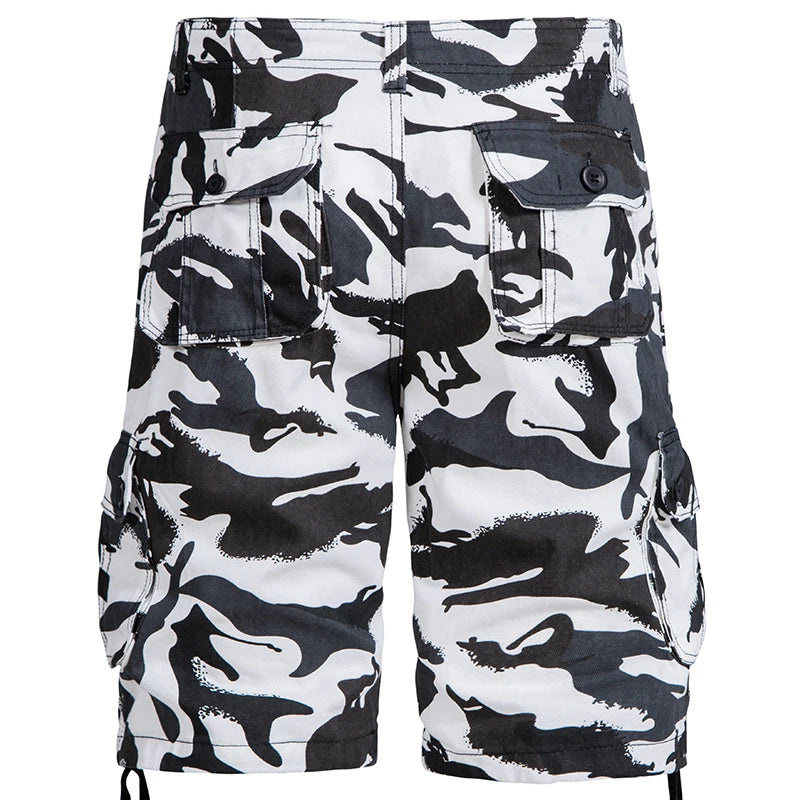 Pantaloncini Mimetici Da Uomo Traspiranti In Cotone Con Tasche Laterali Per Sport All Aperto Pantaloni Corti Estivi