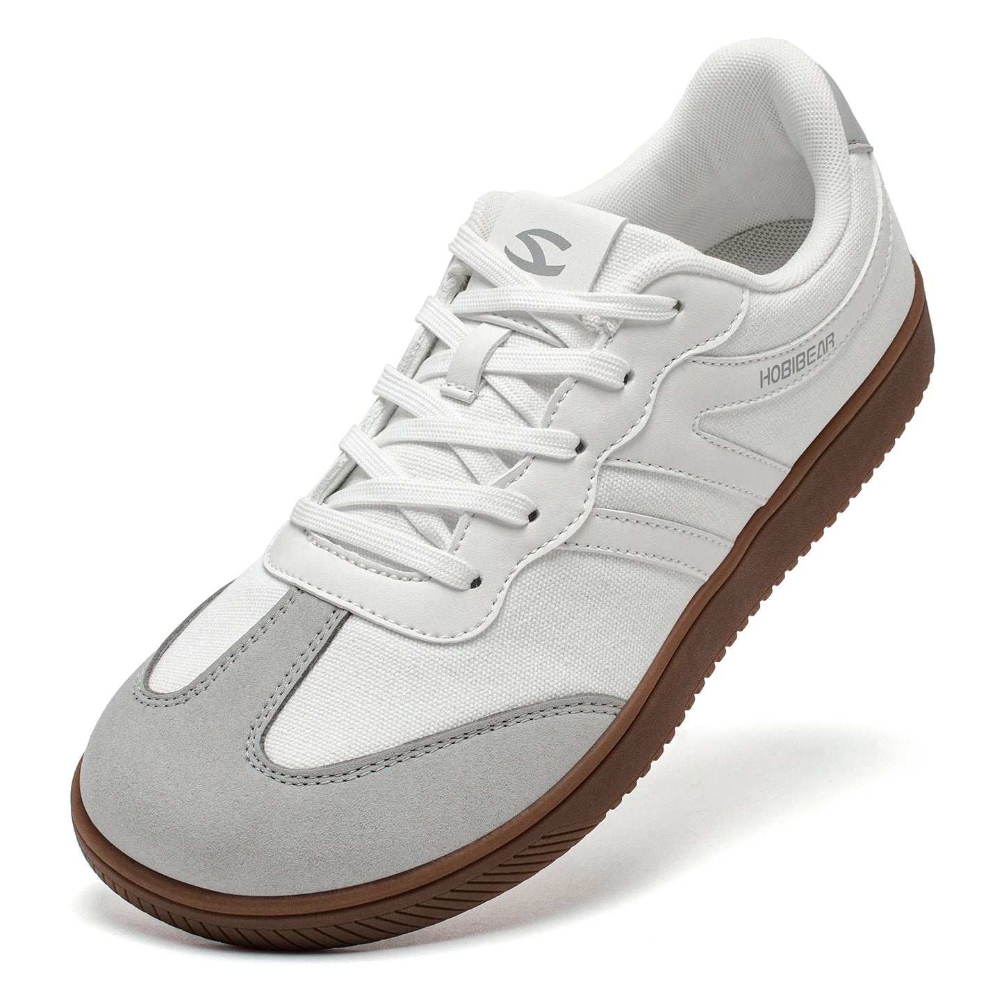 Hobibear Sneakers A Punta Larga Unisex Scarpe Da Passeggio Casual Antiscivolo In Tessuto Con Lacci