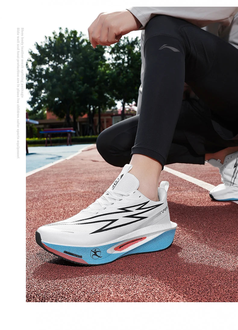 Scarpe sportive da uomo Scarpe da corsa con piastra in carbonio Scarpe da ginnastica da maratona maschili Scarpe da allenamento per atletica ammortizzanti da corsa per donna