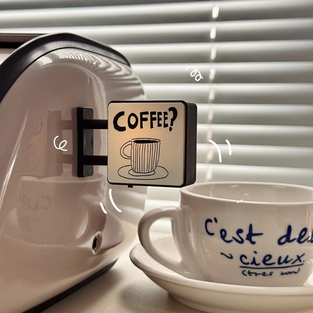 Mini Lightbox Magnet Frigorifero Caffè Turismo Giapponese Souvenir Scatola Luminosa Decorazione Casa Regalo