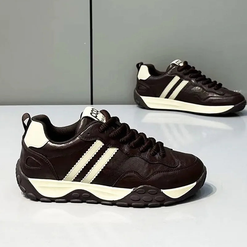 Sneakers Casual Uomo Designer Retro Scarpe Da Corsa In Microfibra Tessuto Pelle Traspirante Con Plateau Interno