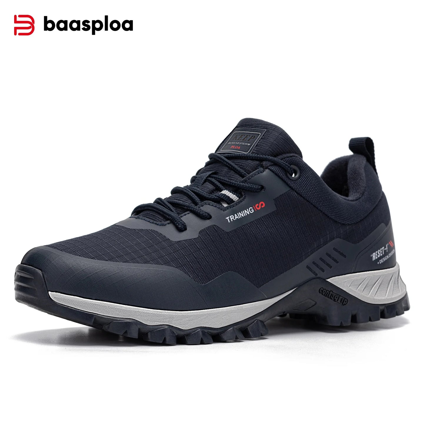 Baasploa Scarpe Da Trekking Uomo Impermeabili Antiscivolo Resistente All Usura Per Esploratori Outdoor M7306