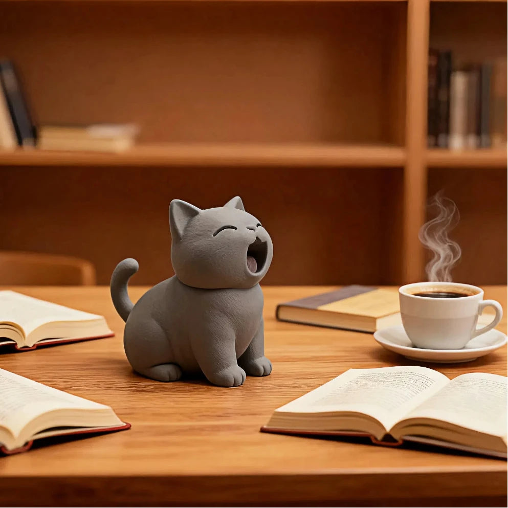 Ornamenti Per Gatto Stampati In 3D Per Decorare La Casa Sulla Scrivania E Scaffale