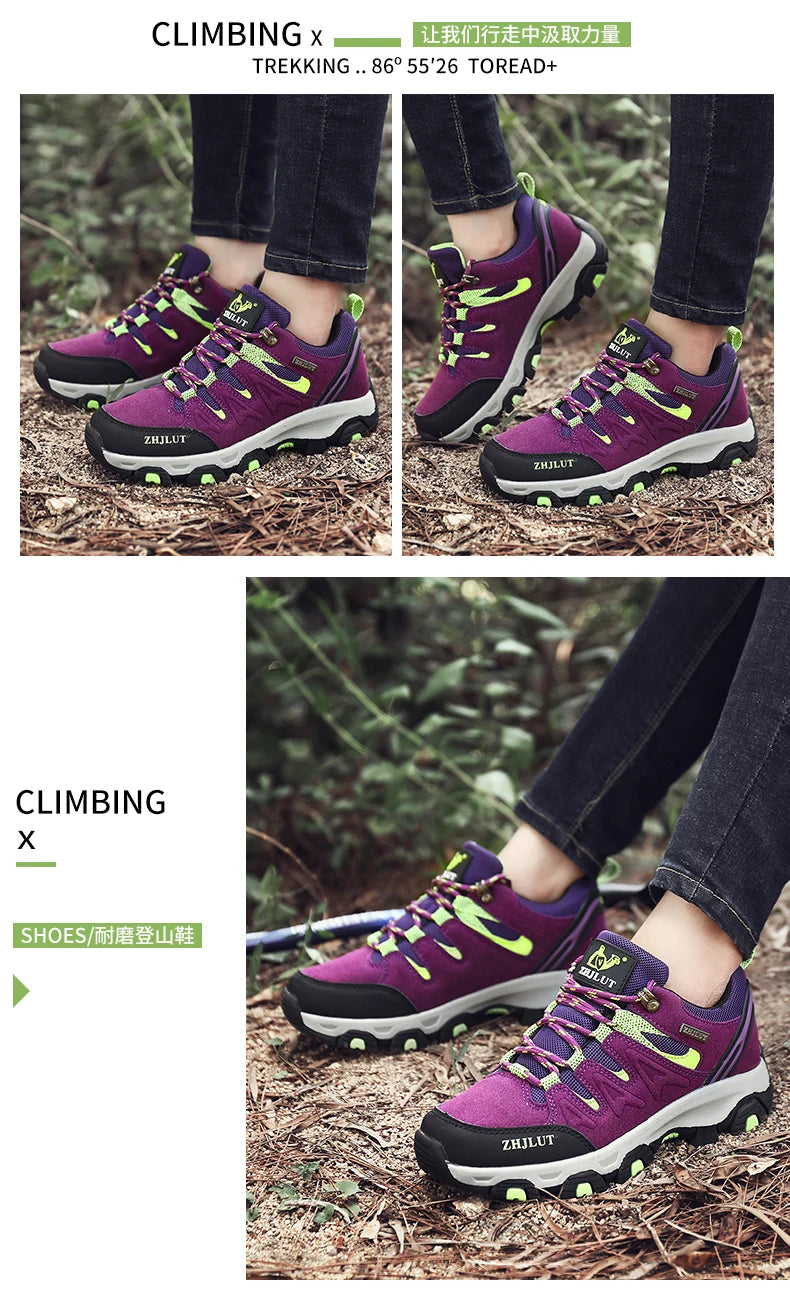 Stivali Da Trekking Da Montagna Per Uomo E Donna Scarpe Passeggio Resistenti All Usura Scarpe Da Arrampicata Estiva