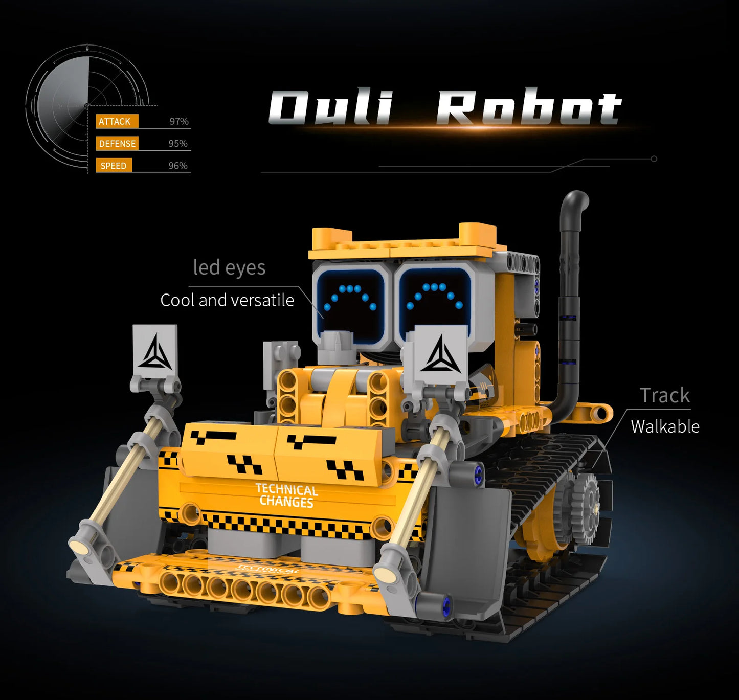 Robot Trasformabile 5 In 1 Con Display Digitale Telecomandato Per Bambini Regalo Ideale