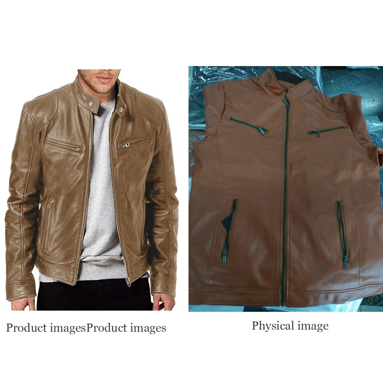Giacche Da Moto 2024 Uomo Slim Fit In PU Pelle Sintetica Antivento Autunno Moda Casual Con Bavero