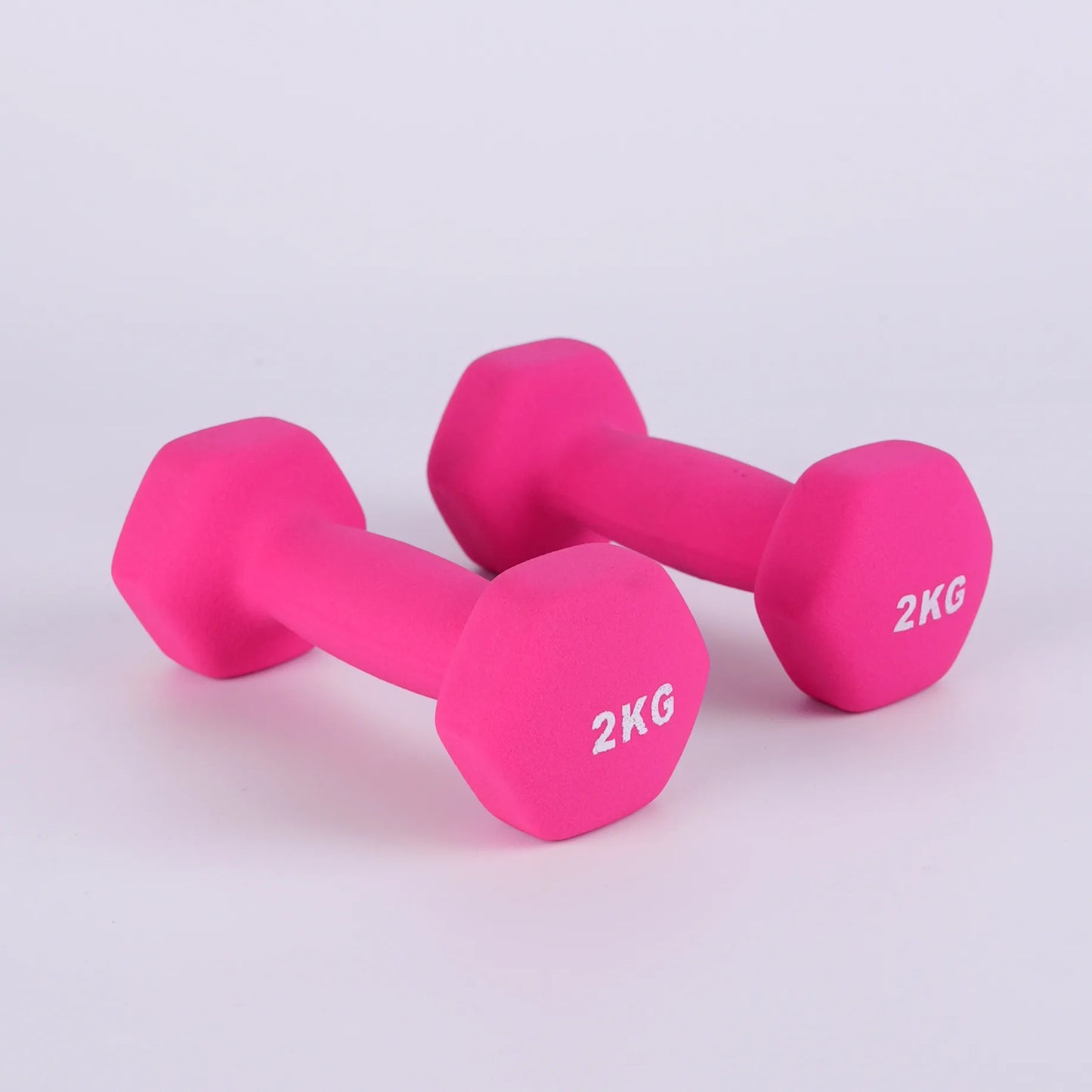 Manubrio Esagonale Da 2Kg In Ferro Massiccio Opaco Per Casa Fitness Delle Donne Ideale