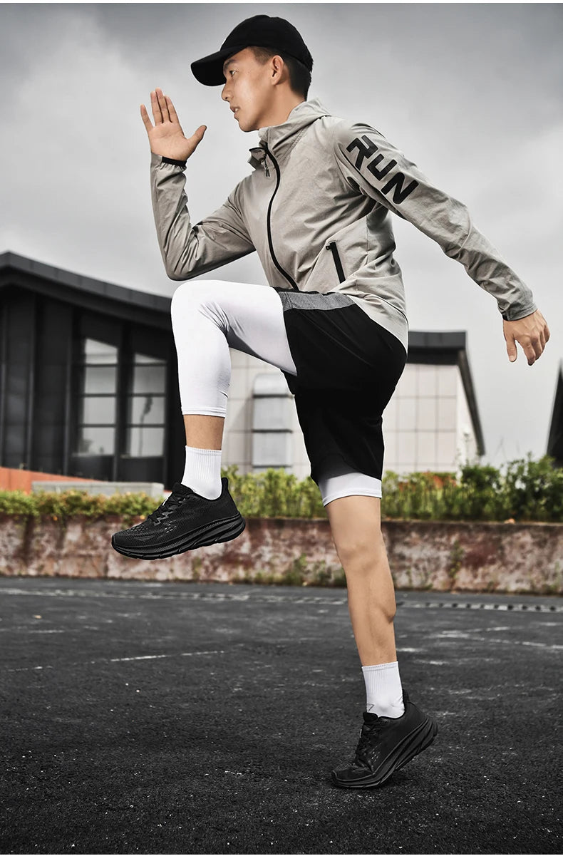 Scarpe Da Corsa Da Uomo Lusso Sneakers Esterno Con Ammortizzazione Mesh Traspiranti Da Ginnastica Fuoristrada Antiscivolo