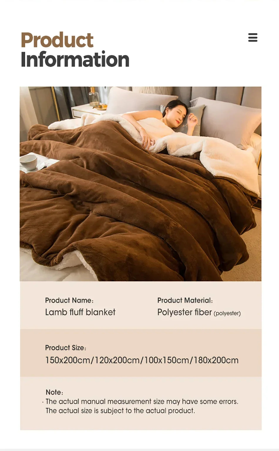 Coperta Riscaldata In Lana Portatile Doppia Faccia Antipilling Queen Letto Invernale Per Campeggio