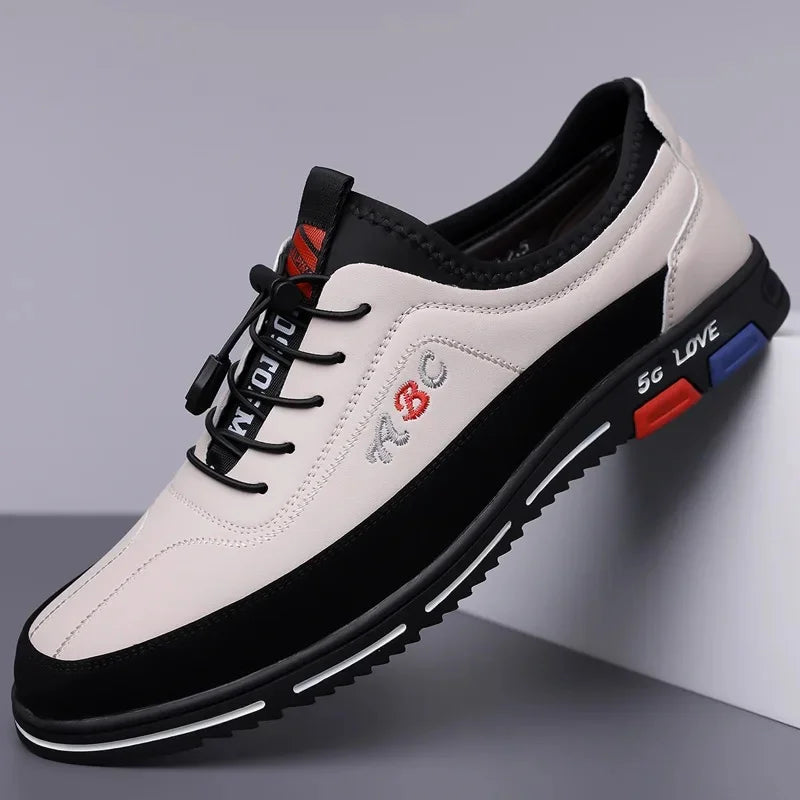 Scarpe Da Uomo Extra Large In Pelle Con Fondo Morbido Primavera Autunno Nuovo Stile 46 47 48 Suola In Gomma Impermeabile