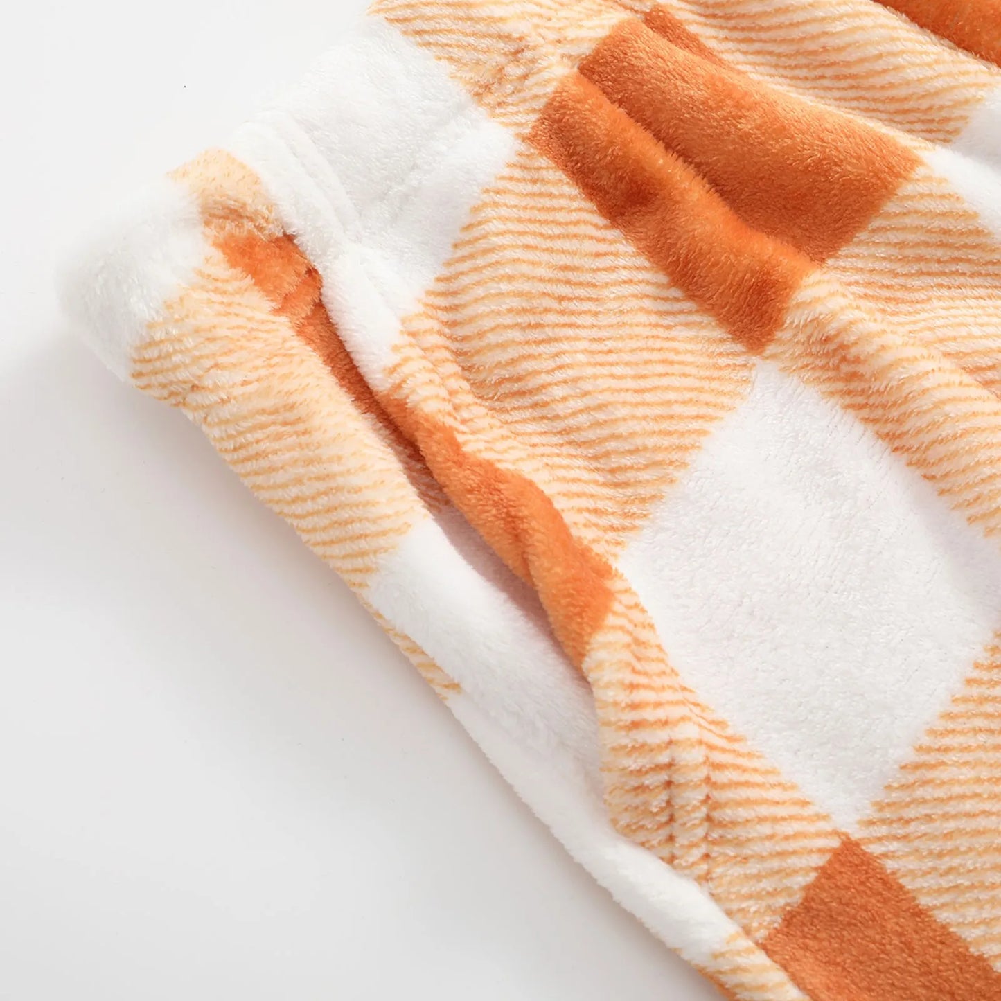 Pantaloni Del Pigiama Da Donna Con Vita Elastica E Scozzesi In Pile Morbidi Con Tasche Peluche