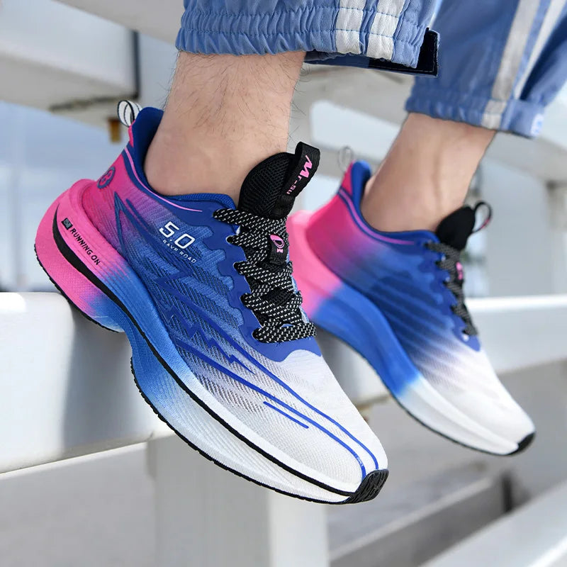 Sneakers Casual Di Lusso Da Uomo Traspiranti Scarpe Da Corsa Mocassini Alla Moda Comode Per Gara Con Aumento Di Altezza