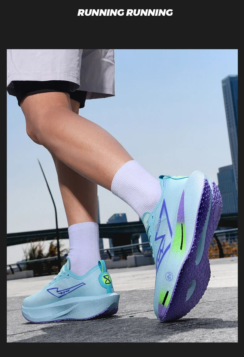 Scarpe Da Corsa Con Piastra In Carbonio Leggere Traspiranti Per Maratona Uomo E Donna Scarpe Atletiche Confortevoli