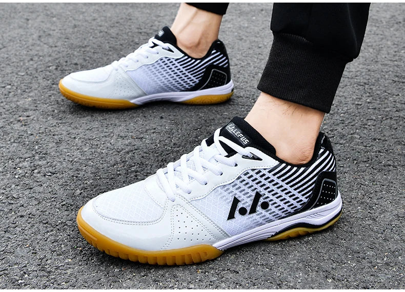 Scarpe Da Allenamento Ping Pong Tennis Traspiranti Antiscivolo All'aperto Uomo Donna in Maglia