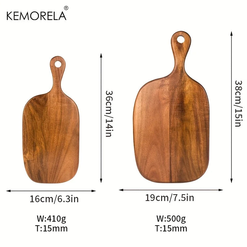 Tagliere In Legno Con Manico Sicuro Per Alimenti Per Carne Pesce Formaggio Frutta Pizza Utensili Da Cucina Eleganti
