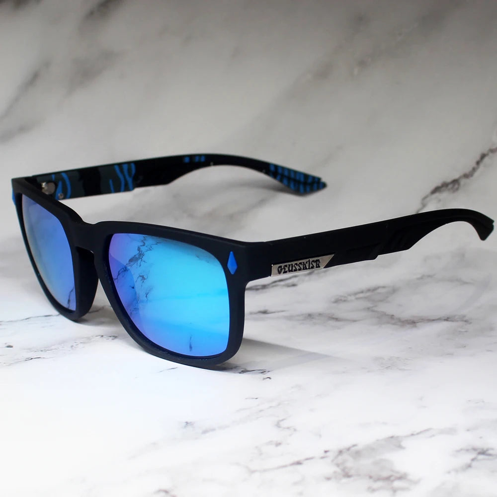 GEUSSKISR Occhiali Da Sole UV400 Unisex Uomo Donna Per Pesca Ciclismo Baseball Softball Outdoor