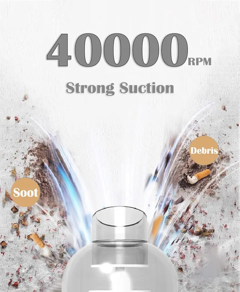 Aspirapolvere Senza Fili Per Auto 9000 Pa Potente Ricarica USB Portatile Umido E Secco Per Casa