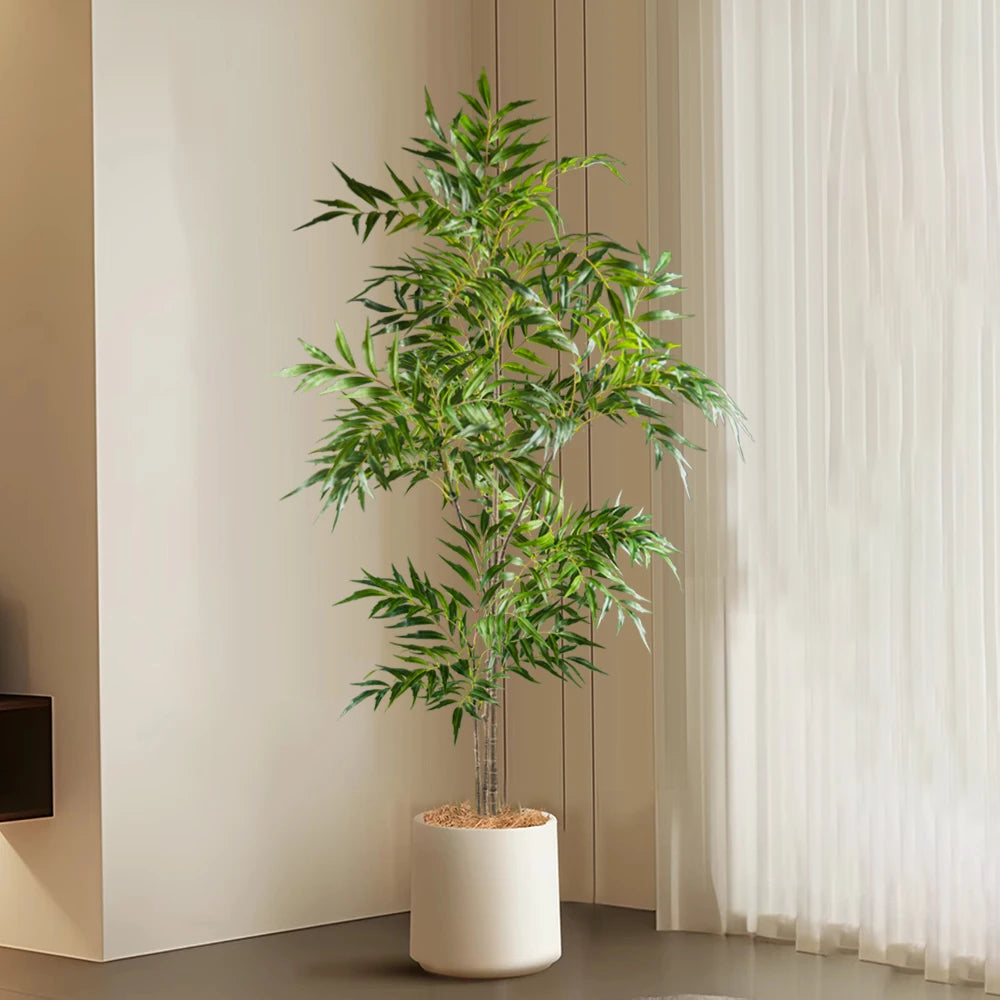 Albero Artificiale Palma Real Touch Grande Regolabile 140 Cm Per Casa Ufficio Decorazione Tropicale Elegante