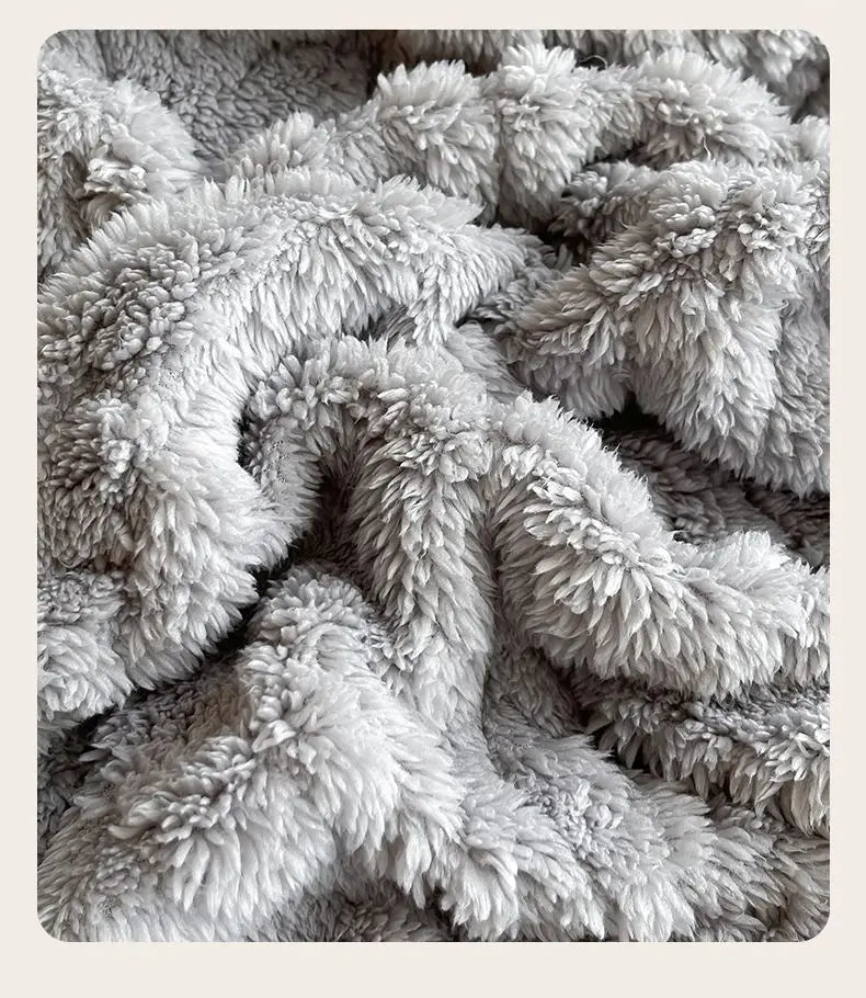 Coperta Stampata Floreale 3D In Stile Europeo Pile Di Corallo Spesso Per Inverno Calda Trapunta Facile Da Mantenere