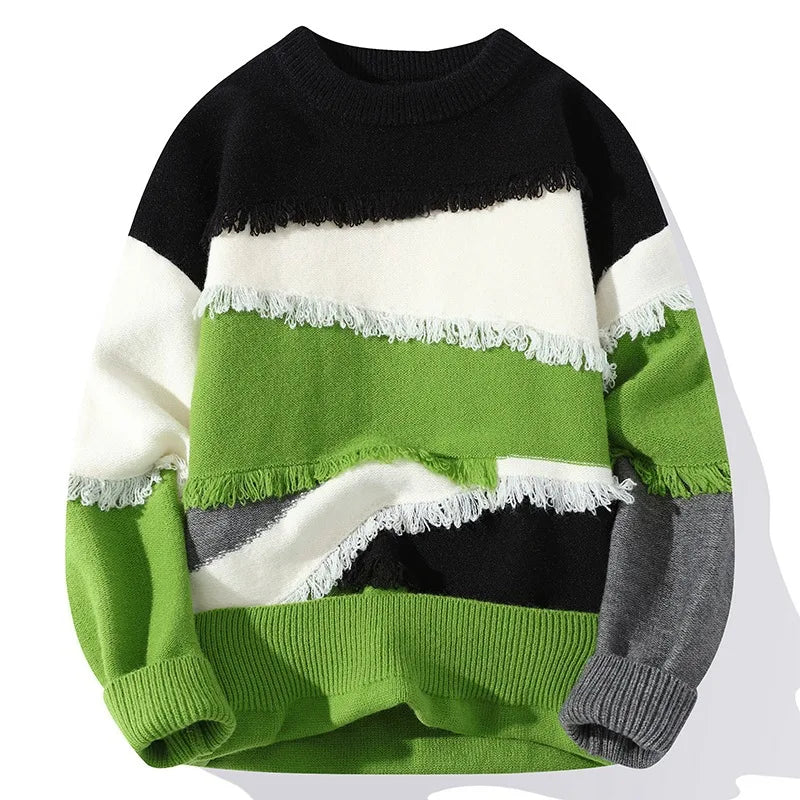 Maglione Uomo Casual Aboorun In Cotone Elasticizzato Spandex Confortevole Morbido