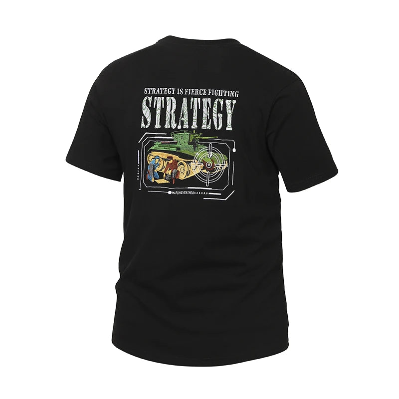 Uomo Estate T Shirt 3D Ricamo Cotone Traspirante Tigre Stampato Maglietta Casual Da Uomo