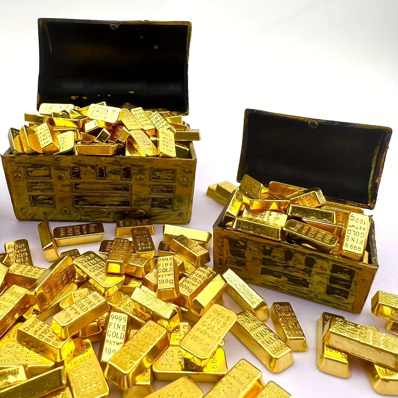 Mini Barra D'Oro Simulata In Lega Di Zinco Decorazione Per La Casa E Il Desktop Regalo Inaugurazione Della Casa