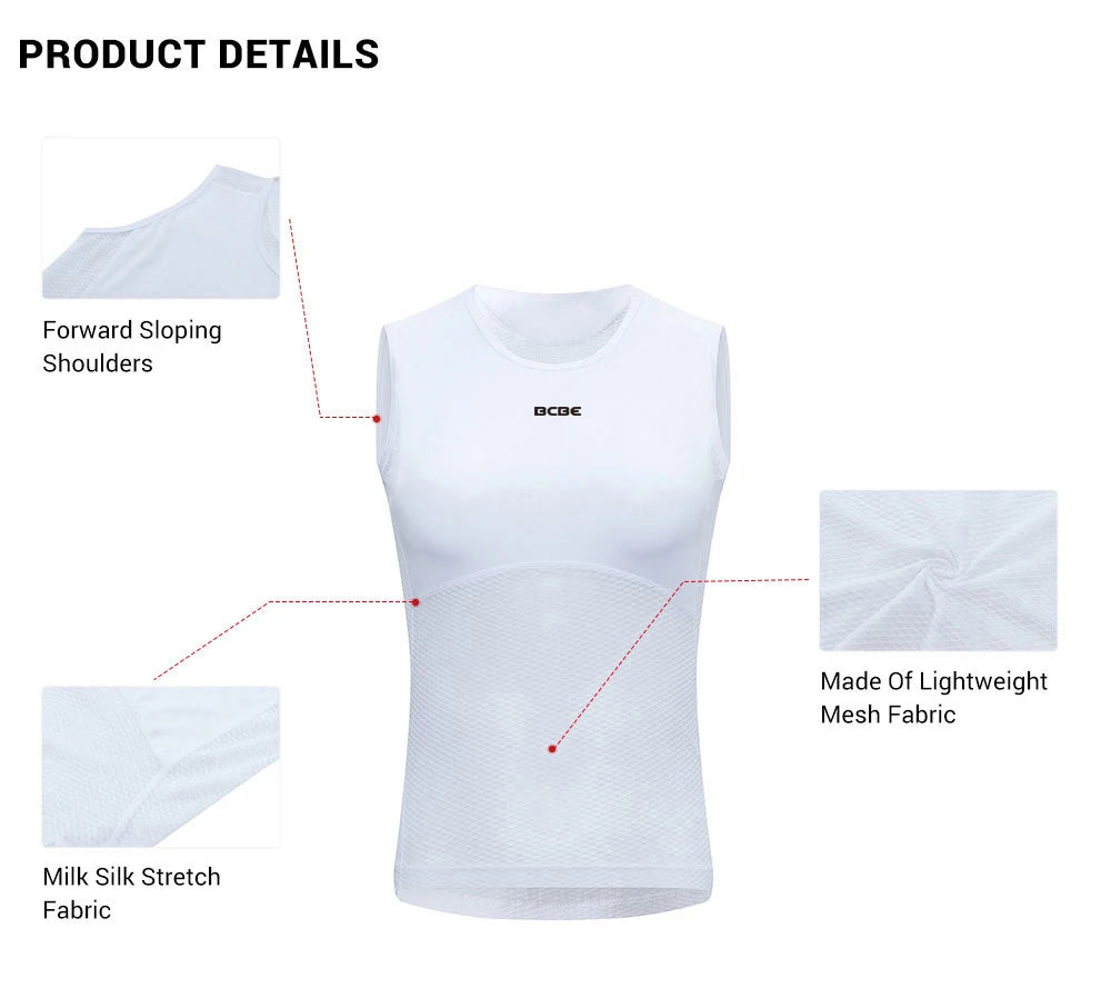 Base Da Ciclismo Da Donna Traspirante Con Asciugatura Rapida In Mesh Alta Qualità BCBE