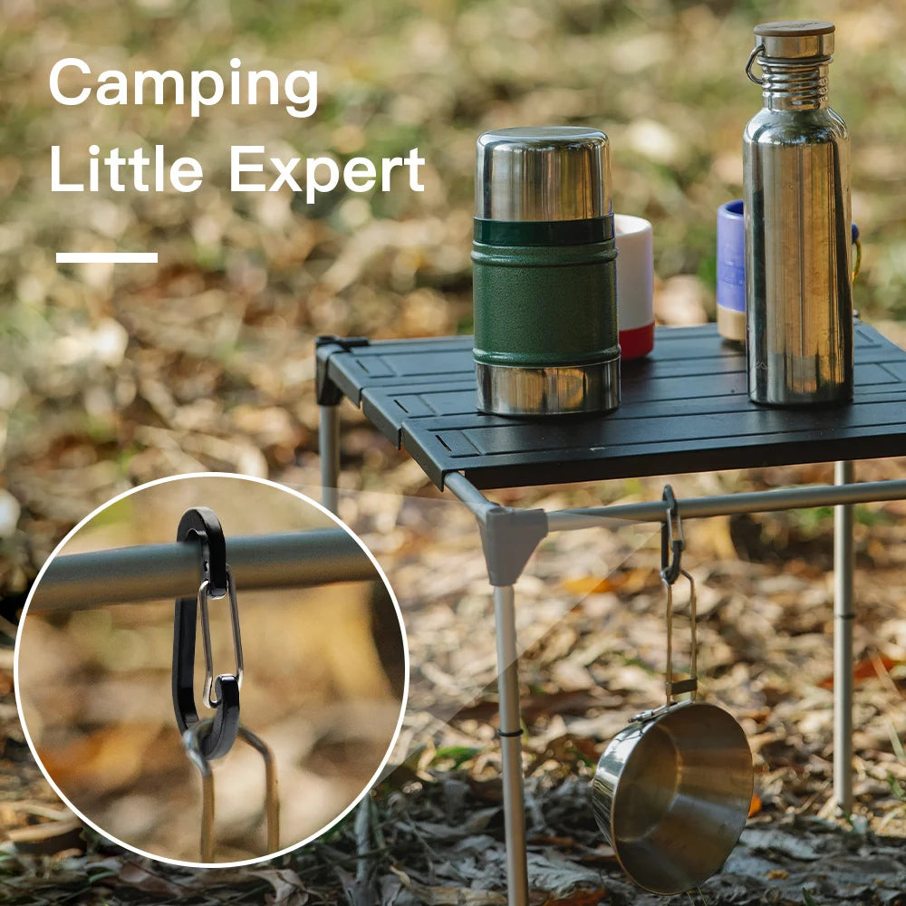 Moschettone Clip Set Sei Dodici Pezzi Turistico Piccoli Ganci Pesca All'aperto Campeggio Ciclismo Portachiavi Fibbie